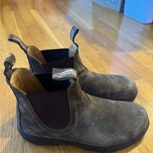 Blundstone Men's Dark Brown Leather Boots